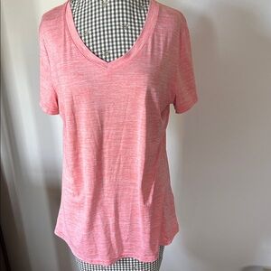 Activ8 Soft Pink V-Neck Women's Tee
